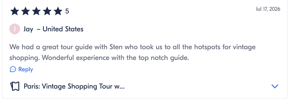 Original review from Jay
