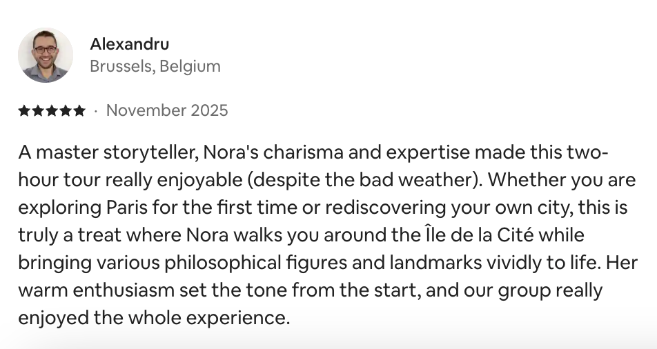 Original review from Alexandru