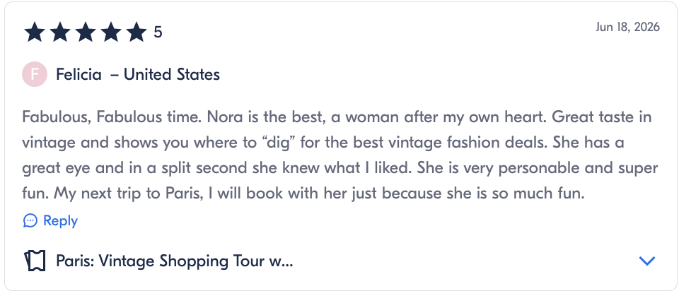 Original review from Felicia